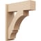 Ekena Millwork 7 1/2-in W x 22-in D x 26-in H Balboa Block Rough Cedar Woodgrain TimberThane Outlooker, Primed Tan OUTUR075X22X26BOA44RCPR - alternate 1